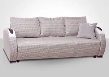 Диван-кровать Европа-2 арена бежевая вензель сирень саваж 6