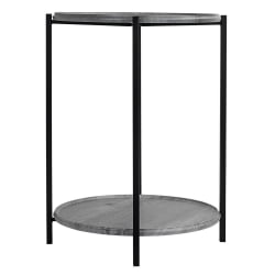 Круглый стол БеаутйСтйле 21 Орех гикори грай / BeautyStyle gray