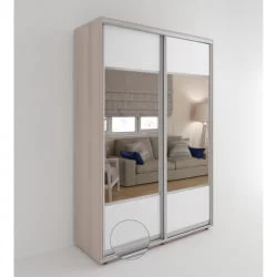 Шкаф Акцент-Дуэт КВ 1400х600 Ясень шимо светлый