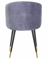 Стул обеденный ДОБРИН МАРЙ Серый велюр 1922-19 / DOBRIN MARY