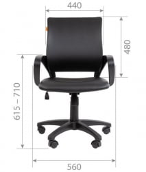 Кресло оператора CХАИРМАН 696 ЭКО Серый / CHAIRMAN