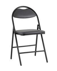 Складной стул Хаген экокожа Серый / Hagen