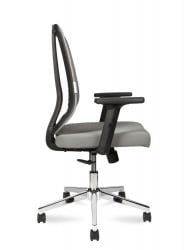Кресло офисное ТЕМА СХРОМЕ ЛБ Серый / TEMA СHROME LB