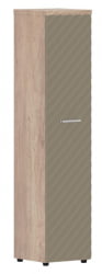Шкаф колонка с глухой дверью и топом Торр ЛУКС ТЛХC 42.1 Дуб Каньон Капучино / Torr LUX TLHC