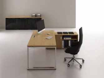 Шкаф средний со стеклом ГЛОСС ЛИНЕ 9НШ.017.7 Теаквоод / GLOSS LINE Teakwood