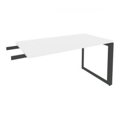 Брифинг-приставка на О-образном м/к ОНИКС О.МО-БР-13 Белый Бриллиант/Антрацит / ONIX O.MO-BR-13