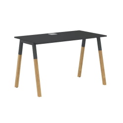 Стол письменный Форта ФСТ 1167 Черный графит Дуб Гамильтон / Forta FST