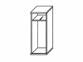 Шкаф для одежды ГБ-1  Венге/металлик