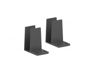 Держатель экрана стола (2 внутренних + 2 внешних уголка) Сигма МК.ДЭС.004.АН Антрацит / Sigma МК.ДЭС.004.AN