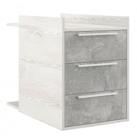 Тумба малая Б-ТОНЕ БТН36130331 Сосна Бетон светлый / B-TONE BTN36130331