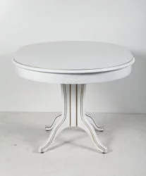 Стол обеденный Орион-5 (д1100) тон 1 с золотой патиной / (d1100)