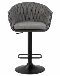 Стул барный ДОБРИН ЛЕОН Графитовая ткань ЛАР-275-21 / DOBRIN LEON LAR-275-21