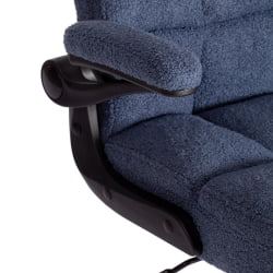 Кресло офисное Лугано ткань теддй, темно-синий / Lugano teddy,