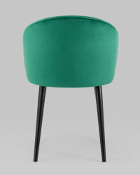Стул с подлокотниками Брюссель велюр Зеленый