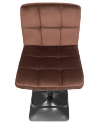 Стул барный ДОБРИН ДОМИНИC (шоколадный велюр (МДЖ9-111)) 2 шт / DOBRIN DOMINIC (MJ9-111))