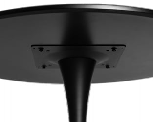 Круглый стол МИА (черная столешница, черное основание) / MIA