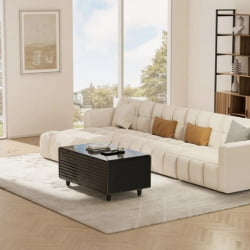 Умный кофейный столик с холодильником ЕУРЕКА ТБ90, Блаcк / EUREKA TB90, Black