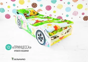 Кровать машинка Принцесса_55659