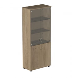 Шкаф для документов с тонированным стеклом Р.Ш-2СТ Серый