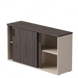 Шкаф-купе низкий Еверпроф ЕВО 254Н001 Дуб Пасадена Кашемир / Everprof EVO