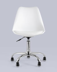 Стул офисный БЛОК СН пластиковый белый / BLOK SN