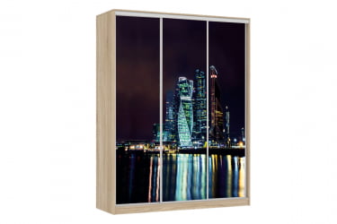 Шкаф-купе Бассо 7-600 07 СК-01Б18 дуб сонома / SK-01B18