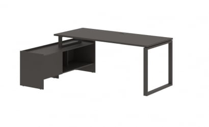 Стол с тумбой ЕДИС ЕКCТ 19814 Мокко / EDIS EQCT