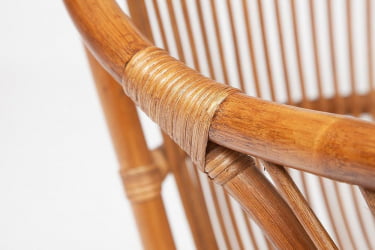 Комплект ( диван + 2 кресла + стол со стеклом ) /с подушками/ ротанг, кр:61х67х78,5см, дв:108х66х78,5см, ст:Д60х56,5см, коко бровн (коричневый кокос) / ст:D60х56,5см, coco brown