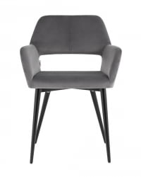 Стул Денди велюр Серый