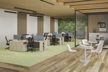 Мебель для офиса Сигма №11 Белый Дуб светлый / Sigma