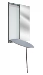 Двустворчатый шкаф Ирон Слим (правый, купе) Венге / Iron Slim