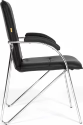 Кресло посетителя CХАИРМАН 850 Терра 118 черный / CHAIRMAN Terra