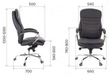 Кресло для руководителя Еверпроф Валенсиа М Кожа Бежевый / Everprof Valencia M