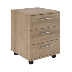 Тумба подкатная с 3 ящиками, древесный АСТИ АСТ33931321 Вяз / ASTI AST33931321