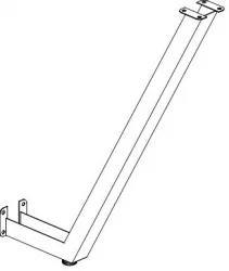 Опора столешницы 40х40 ОНИКС О.Р-О.С / ONIX О.R-O.S