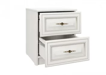 Тумба прикроватная Габриэлла 06.34 Вудлайн кремовый Аруша венге