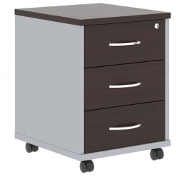 Тумба подкатная ИМАГО ТМ-3.А Венге магия Металлик / IMAGO