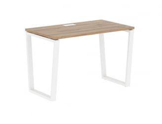 Стол письменный ЕДИС ЕВСТ 1167 Дуб Денвер светлый Белый / EDIS EVST
