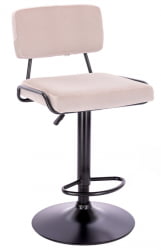 Барный стул Еверпроф Бит Ткань Серо-бежевый / Everprof Bit