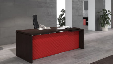 Кабинет руководителя Торр ЛУКС №1 Венге Магия Красный / Torr LUX