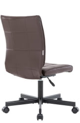Кресло для персонала Еверпроф ЕП-300 Экокожа Темно-коричневый / Everprof EP-300