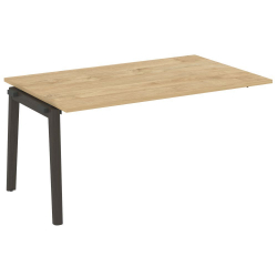 Проходной наборный элемент переговорного стола ОНИКС ВООД ОВ.НПРГ-4 Тиквуд Светлый/Темный / ONIX WOOD OW.NPRG-4