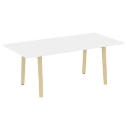 Стол переговорный ОНИКС ВООД ОВ.ПРГ-19 Белый Бриллиант/Светлый / ONIX WOOD OW.PRG-19