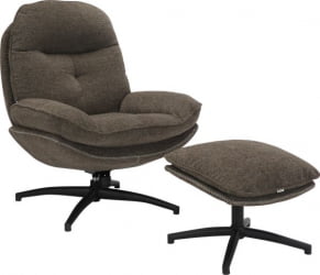 Кресло-реклайнер Еверпроф Лиме Ткань Темно-коричневый / Everprof Lime