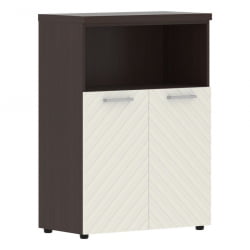 Шкаф с глухими малыми дверьми и топом Торр ЛУКС ТЛМC 85.3 Венге Магия Латте / Torr LUX TLMC