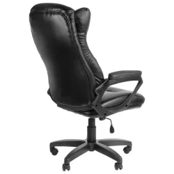 Кресло Адмирал УЛТРА кож.зам. Черный / ULTRA