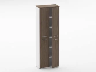 Шкаф 5 широкий закрытый Дека 10.23.161 Дуб Верцаска/Белый / Deka