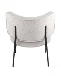 Кресло Дистриcт Лоунге букле Светло-серый / District Lounge