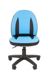 Детское кресло CХАИРМАН КИДС 122 Черный-голубой / CHAIRMAN KIDS