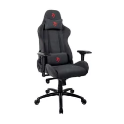 Геймерское кресло Ароззи Верона Сигнатуре Софт Фабриc Черный-красный / Arozzi Verona Signature Soft Fabric